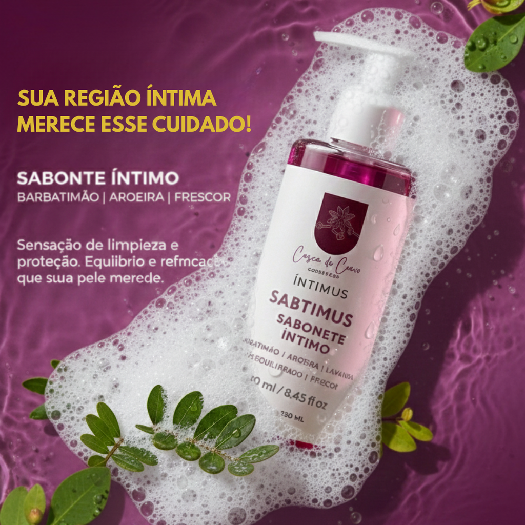 Sabonete Íntimo De Barbatimão e Aroeira - 250ml