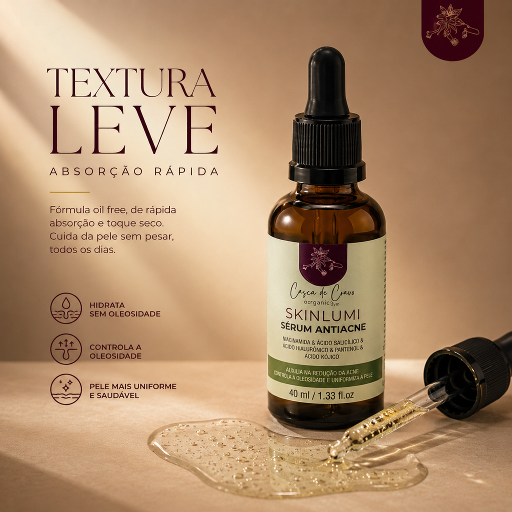 Sérum Antiacne para Pele Oleosa – 40 ml