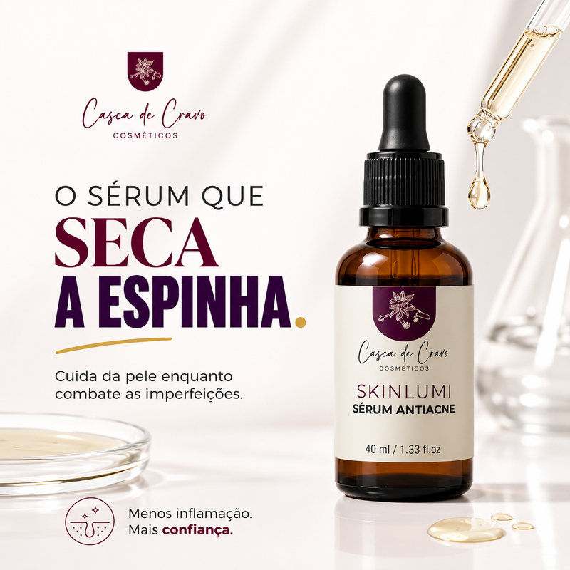 Sérum Antiacne para Pele Oleosa – 40 ml